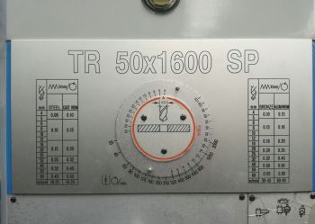Wiertarka promieniowa VALMER model TR 50x1600